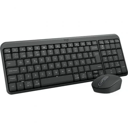 Logitech MK250 Combo de Teclado y Ratón Bluetooth Grafito QWERTY Español